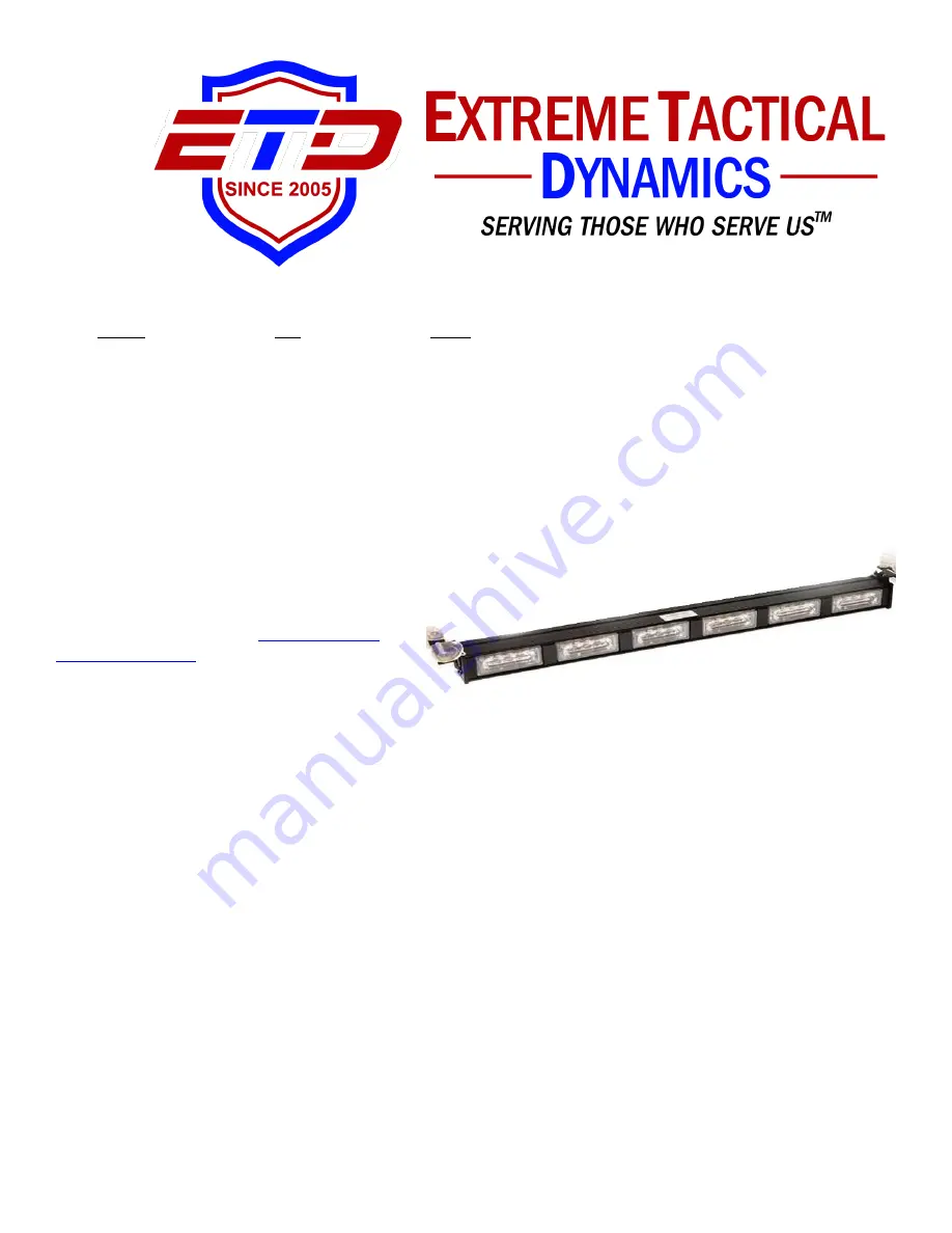 ETD Chameleon 6 Mounting Manual Download Page 1