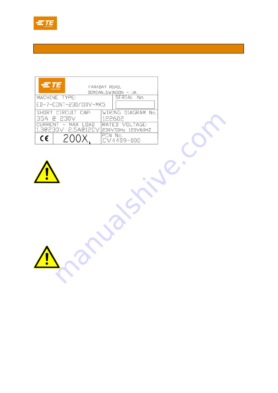 ete IR1759-MK5-AT3130-EDCont Operation And Maintenance Manual Download Page 14