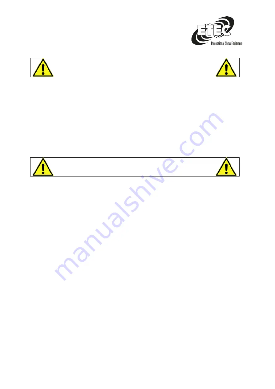 Etec E60 Spot Manual Download Page 3