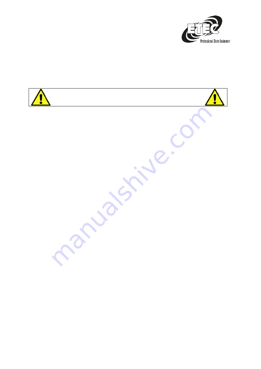 Etec E7000271 Manual Download Page 6