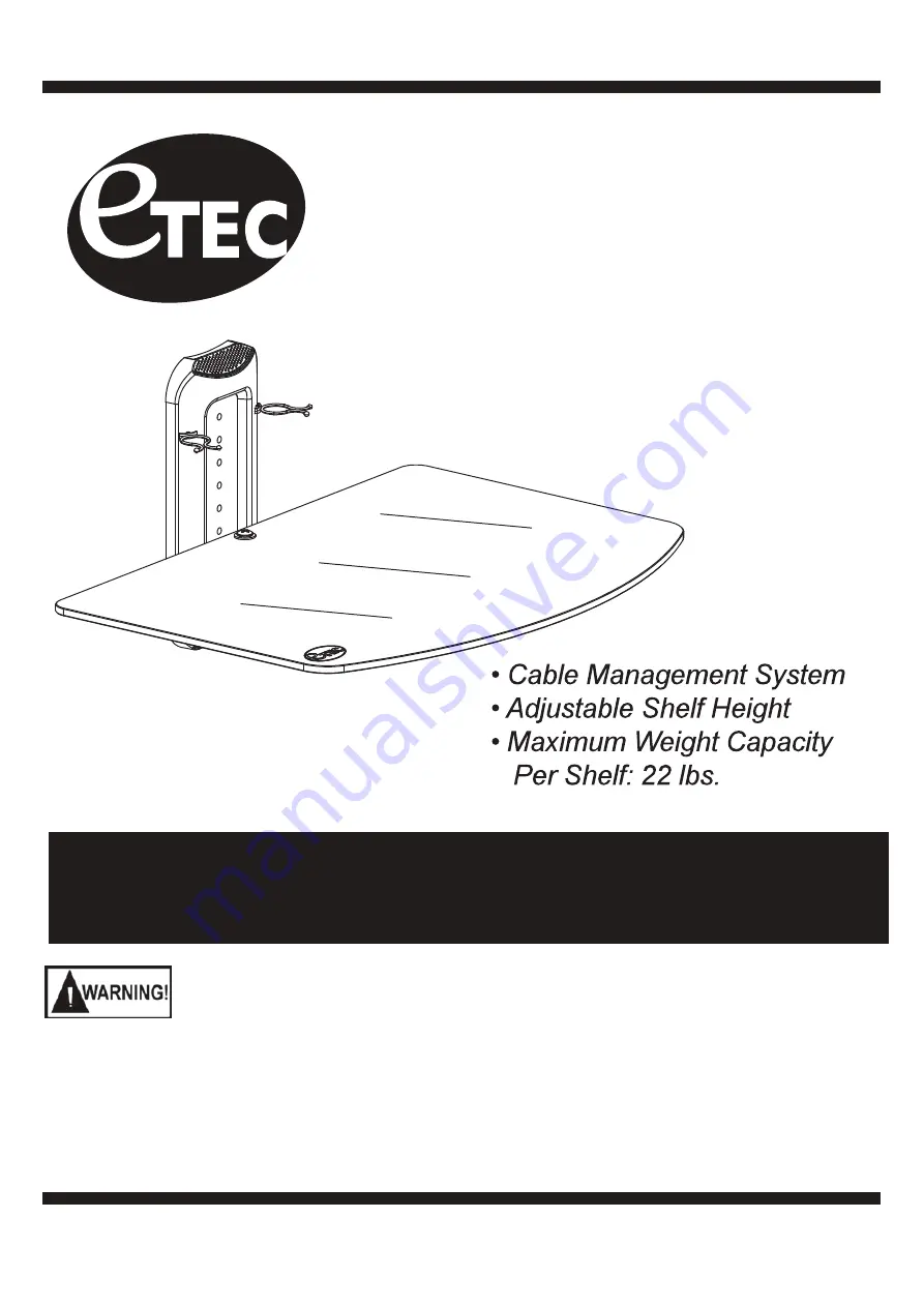 Etec EXSS117 Installation Manual Download Page 1