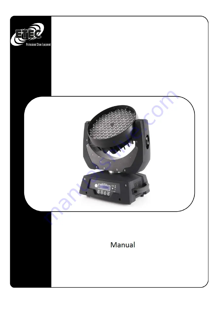 Etec ML108 Manual Download Page 1