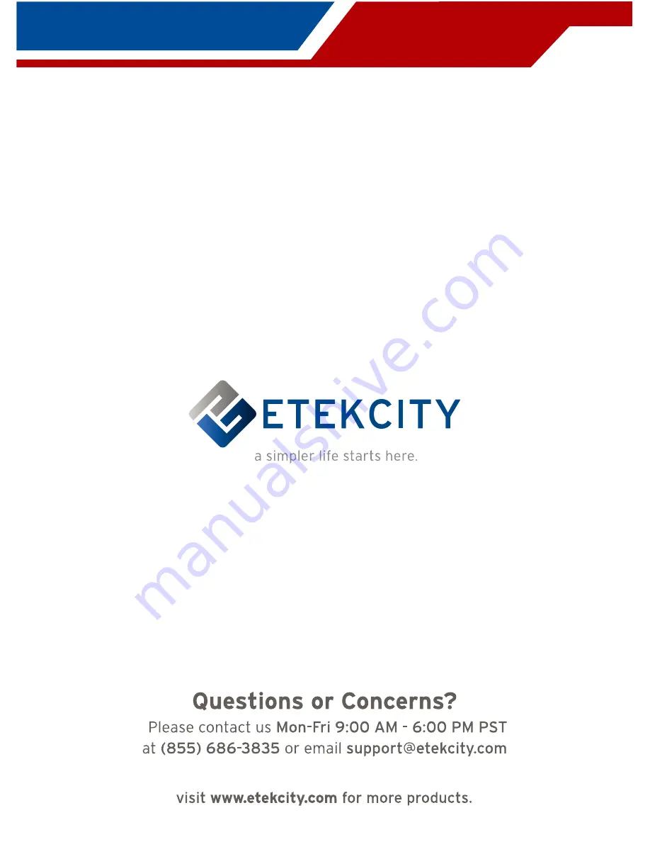 ETEKCITY MSR-C600 Operating Manual Download Page 16