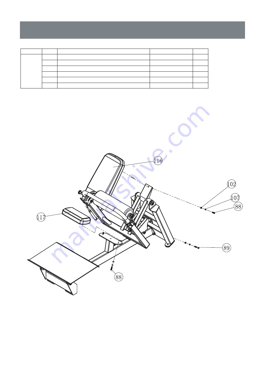 ETENON Fitness HIP THRUST Owner'S Manual Download Page 9