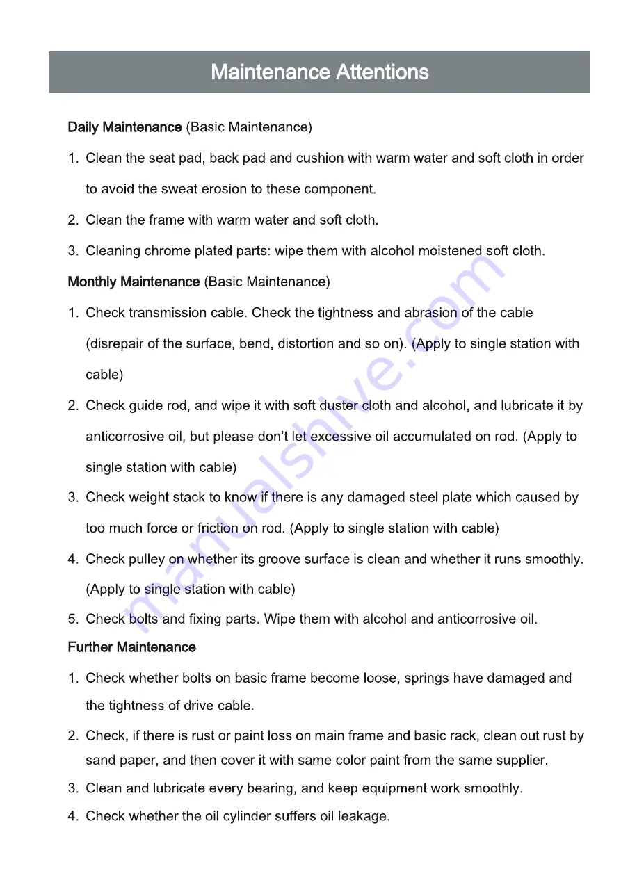 ETENON Fitness LATERAL RAISE Owner'S Manual Download Page 17