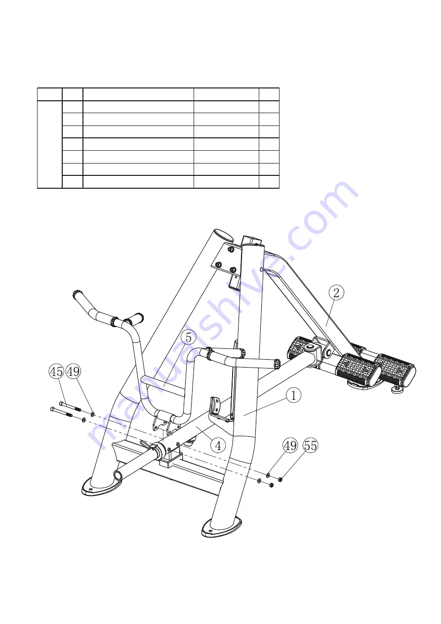 ETENON Fitness Olympic Incline Bench Скачать руководство пользователя страница 8