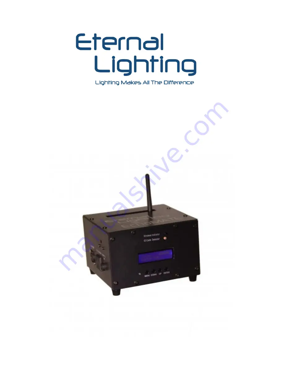 Eternal Lighting EchoMATE User Manual Download Page 1