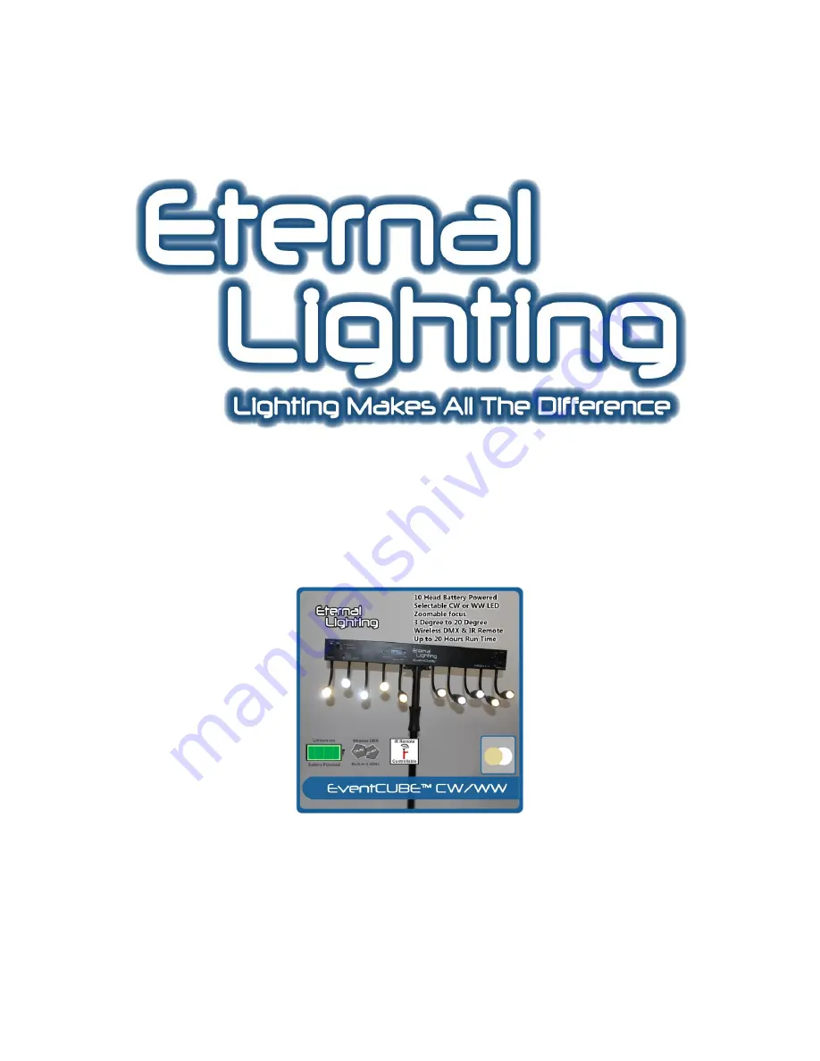 Eternal Lighting EventCUBE CW Скачать руководство пользователя страница 1