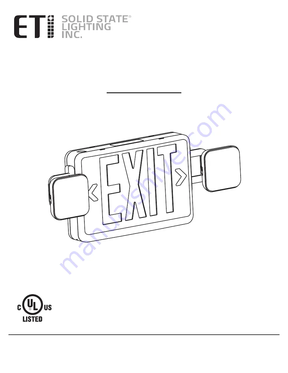 ETI Solid State Lighting 55502101 Скачать руководство пользователя страница 1