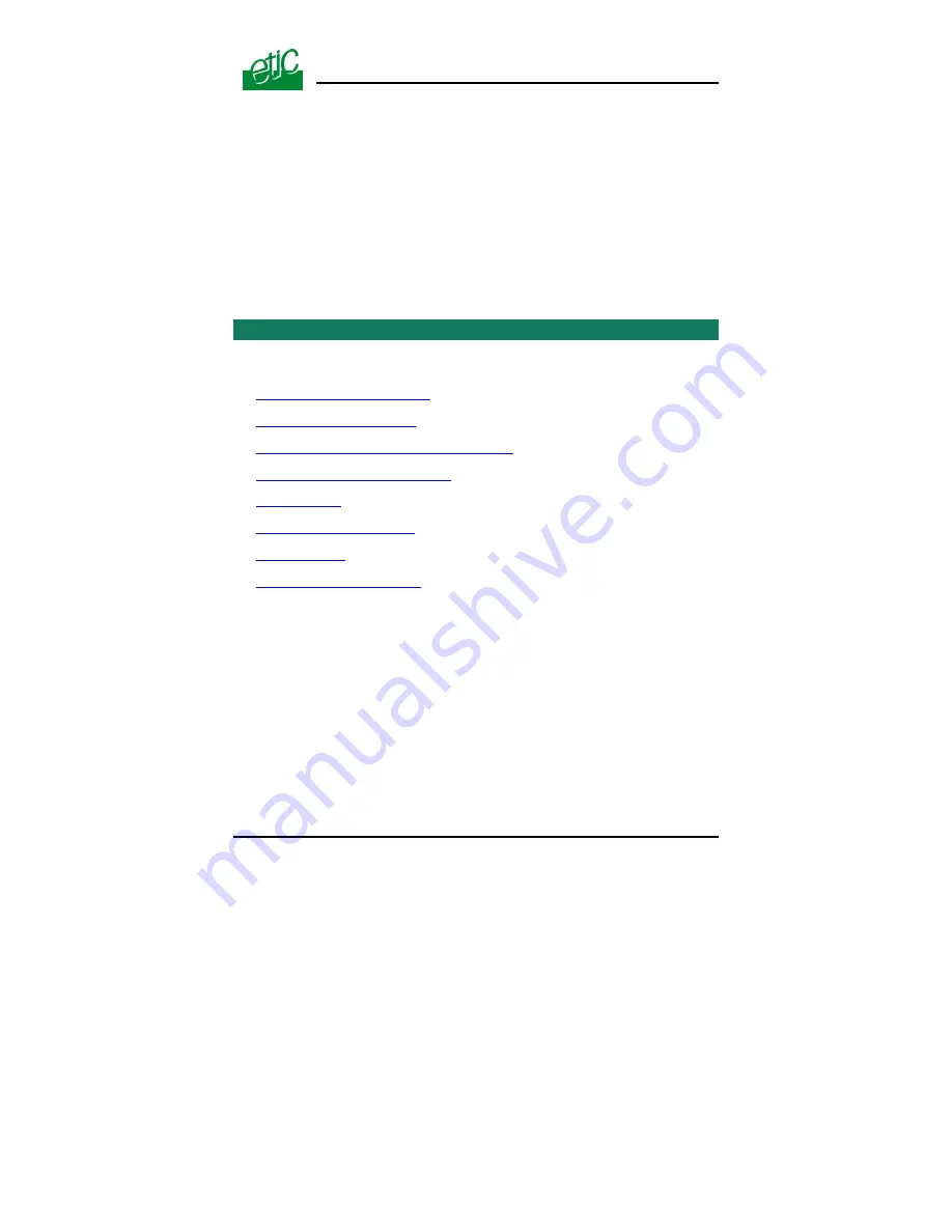 ETIC 1220 User Manual Download Page 25