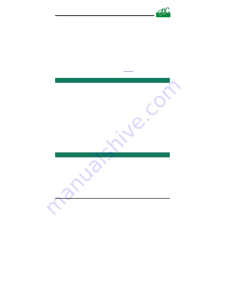 ETIC 1220 User Manual Download Page 28