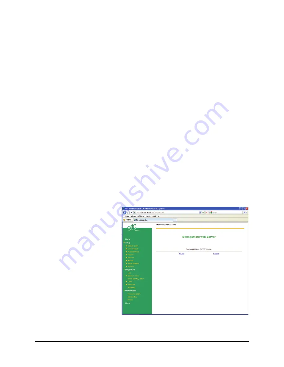 ETIC IPL-3G-E-1201 Installation Manual Download Page 22