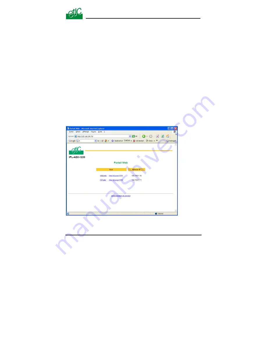 ETIC IPL-G12 User Manual Download Page 87