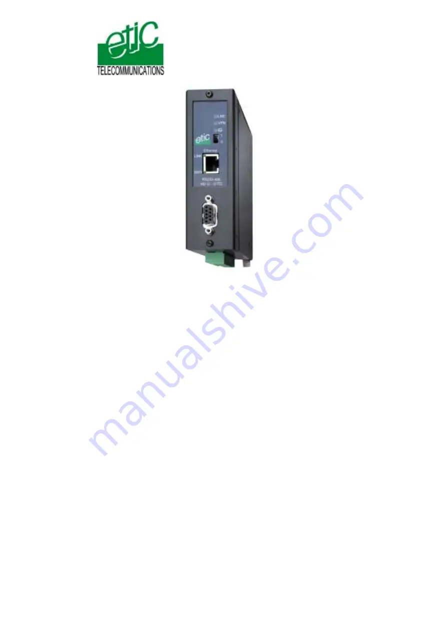 ETIC RAS- G134e User Manual Download Page 1