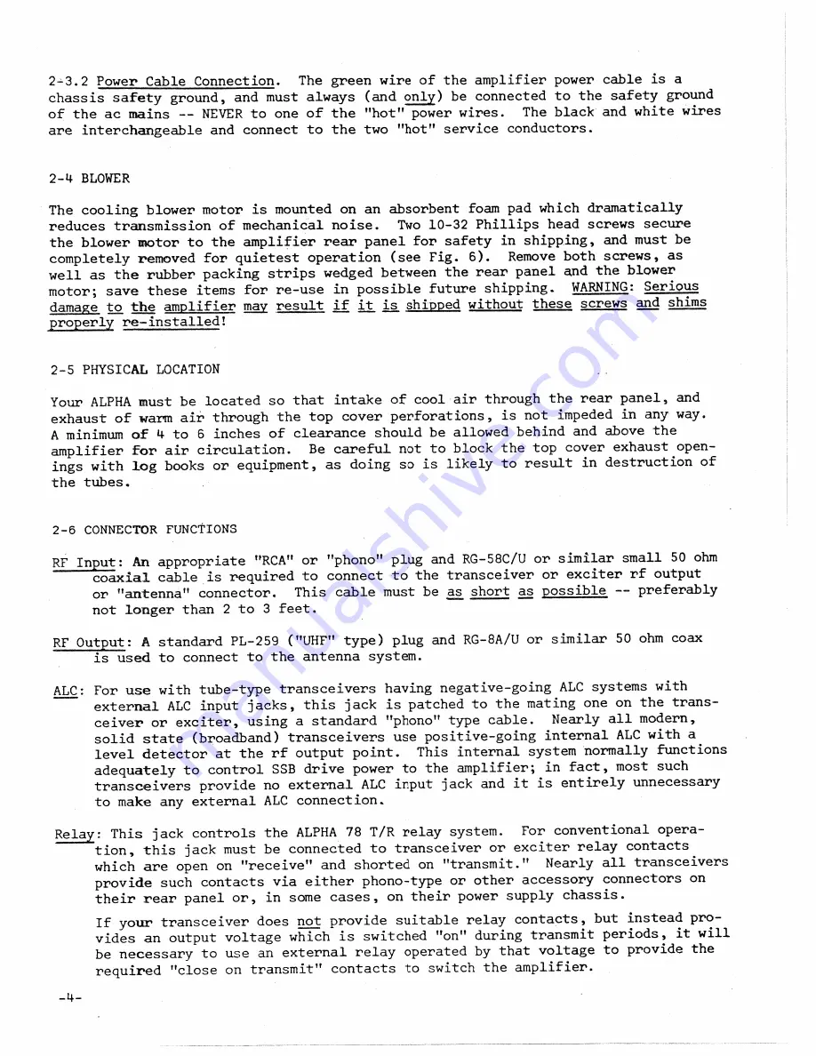 ETO Alpha 78 Operating And Technical Manual Download Page 8