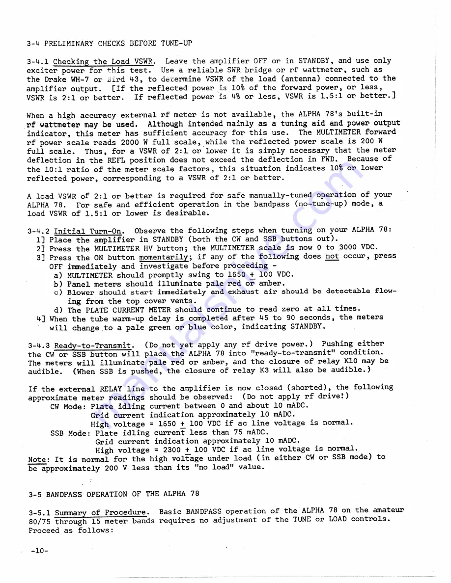 ETO Alpha 78 Operating And Technical Manual Download Page 14