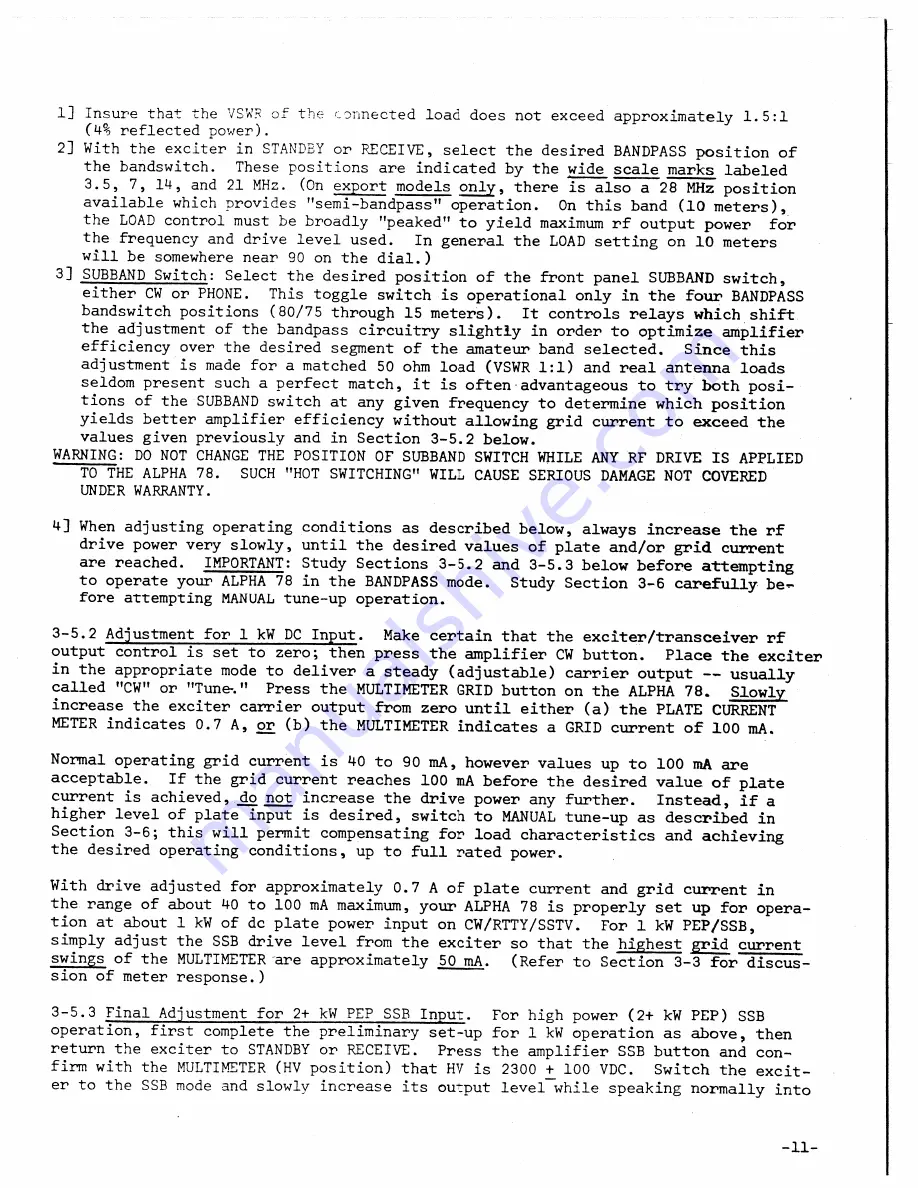 ETO Alpha 78 Operating And Technical Manual Download Page 15