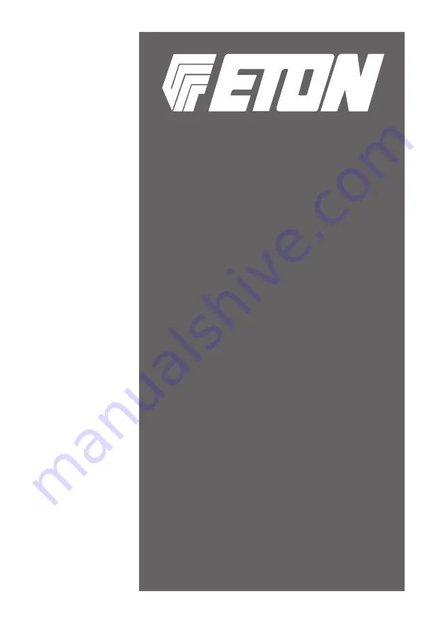 Eton NCS 400 Installation & Operation Manual Download Page 1