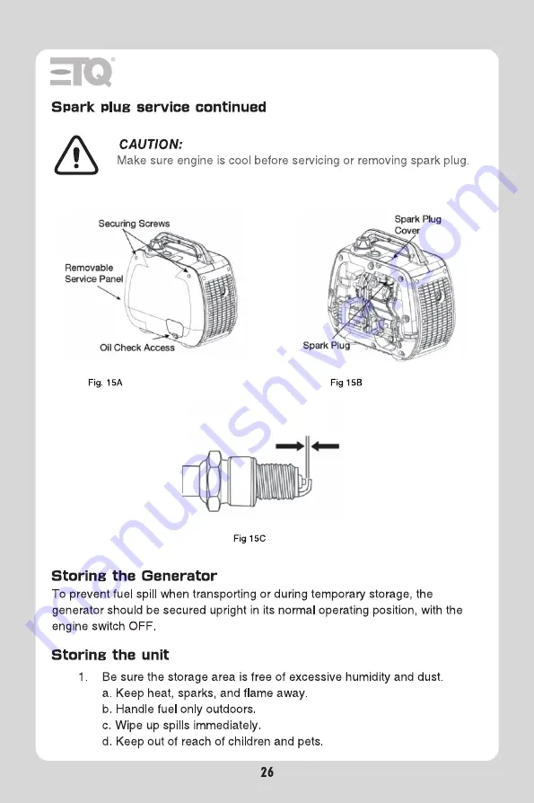 ETQ NI2000i Owner'S Manual Download Page 26