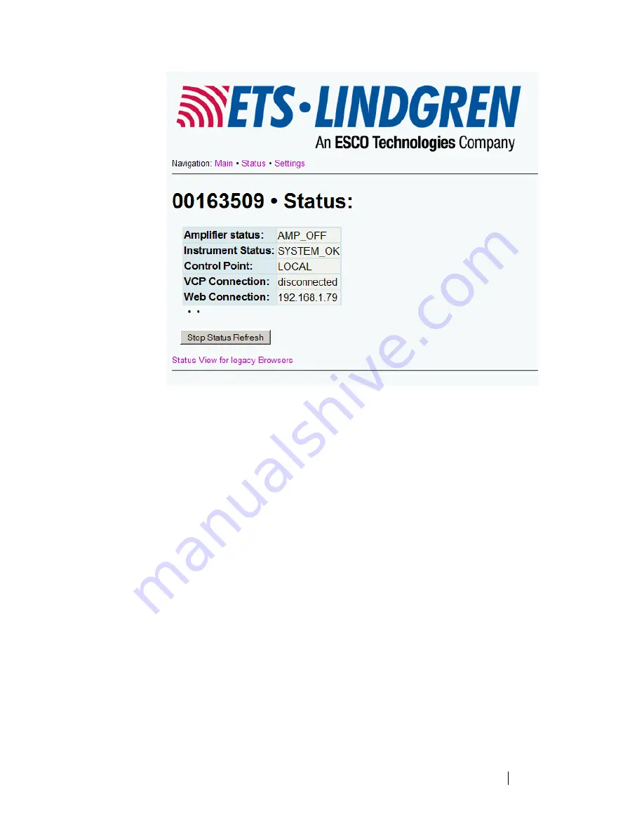 ETS-Lindgren 8100-040 User Manual Download Page 33