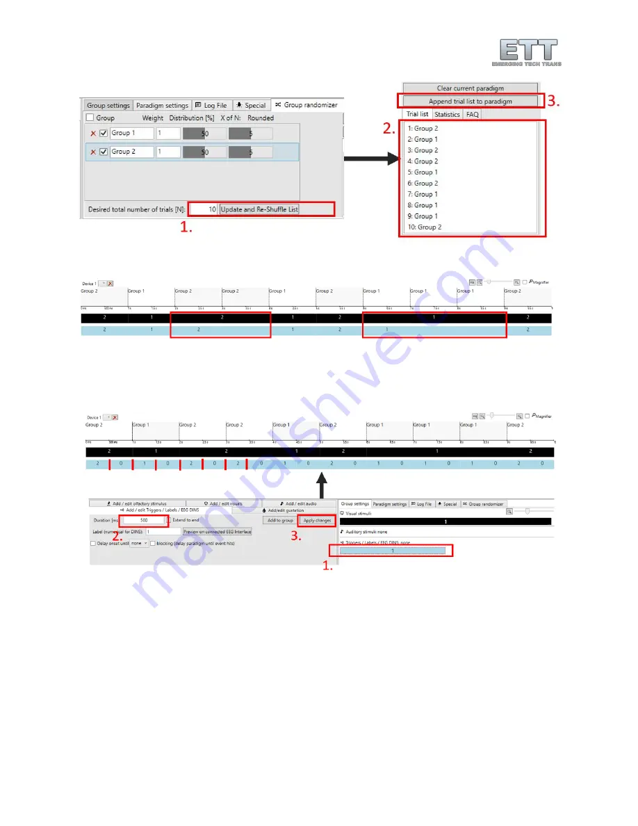 ETT Olfactometer 2 Manual Download Page 64