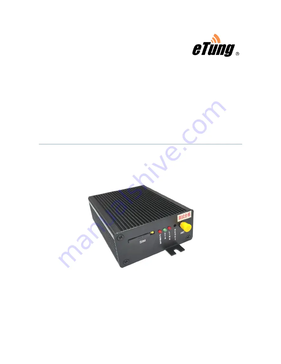 eTung MR-900T User Manual Download Page 1