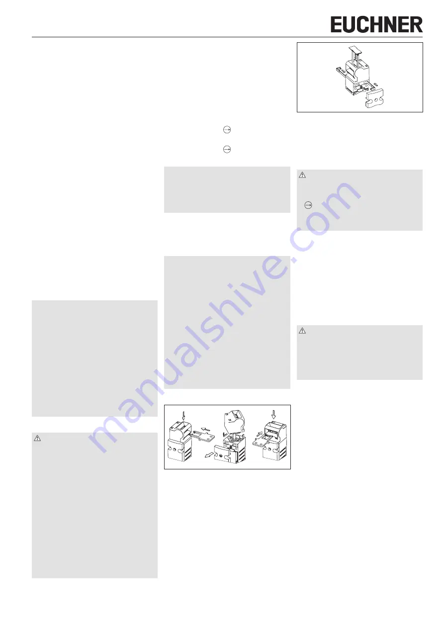 EUCHNER 091682 Operating Instructions Manual Download Page 1