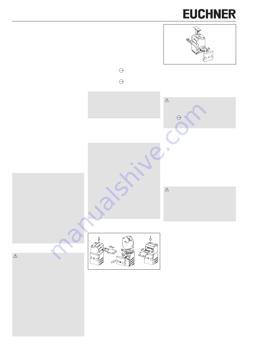 EUCHNER 091682 Operating Instructions Manual Download Page 10