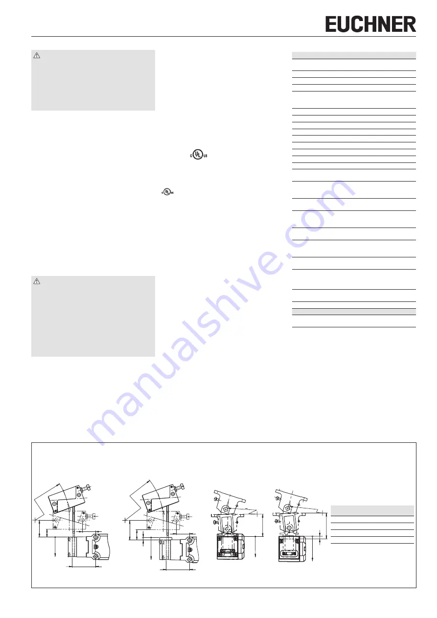 EUCHNER 099900 Operating Instructions Manual Download Page 11