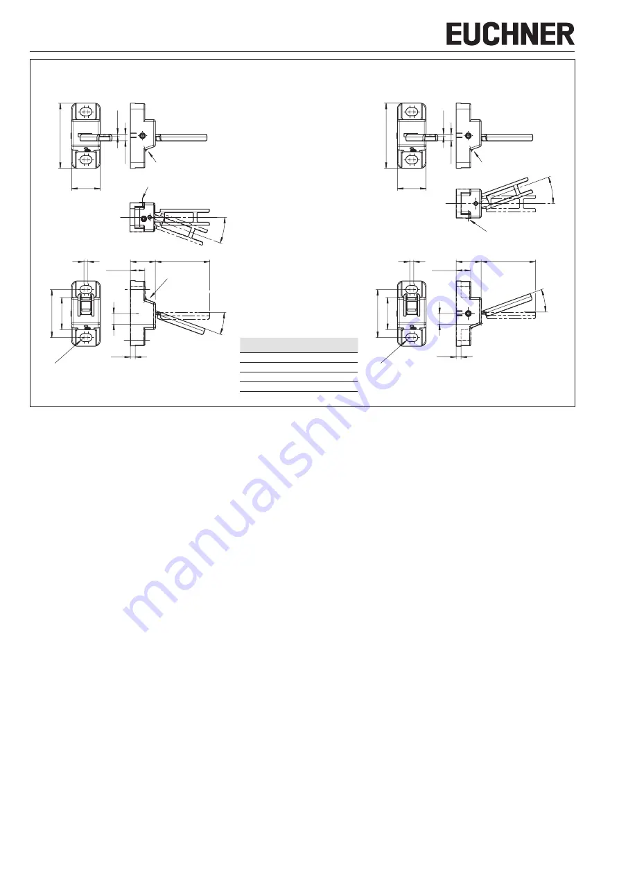 EUCHNER 103378 Operating Instructions Manual Download Page 4