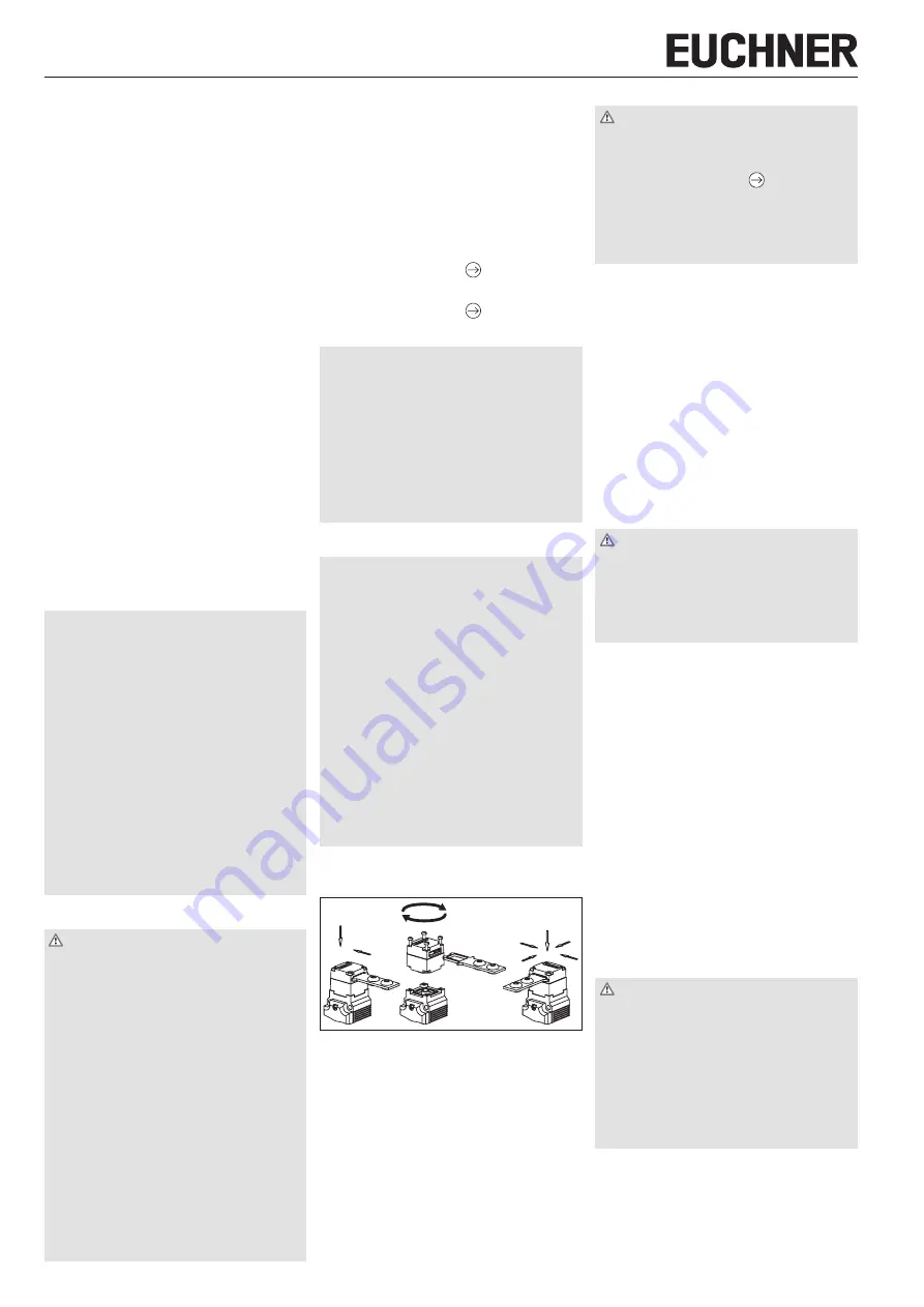 EUCHNER 103725 Operating Instructions Manual Download Page 10