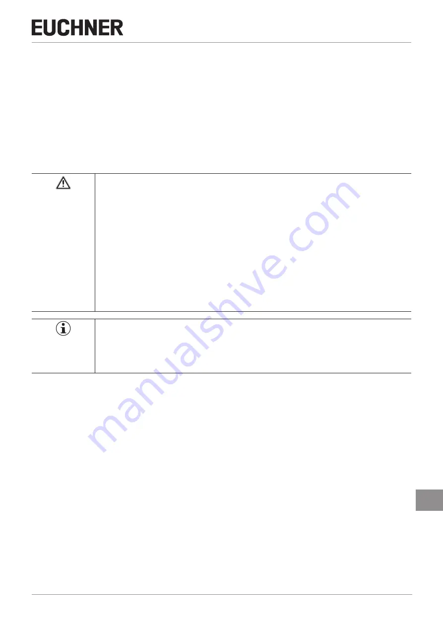 EUCHNER 106300 Operating Instructions Manual Download Page 7