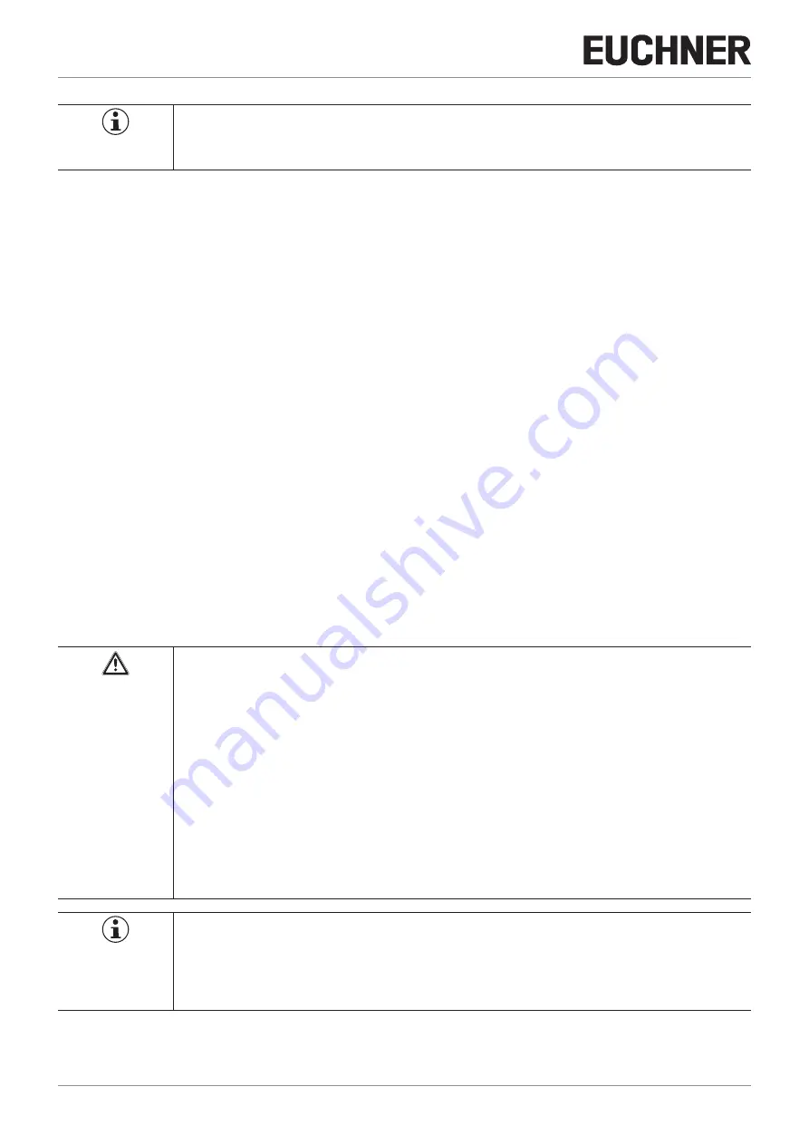 EUCHNER 109046 Operating Instructions Manual Download Page 6