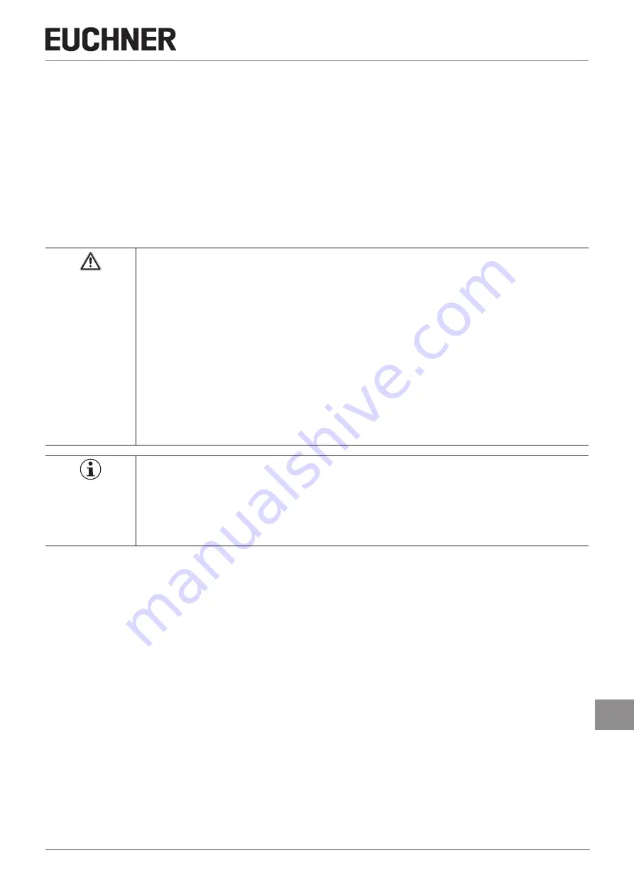 EUCHNER 111214 Operating Instructions Manual Download Page 7