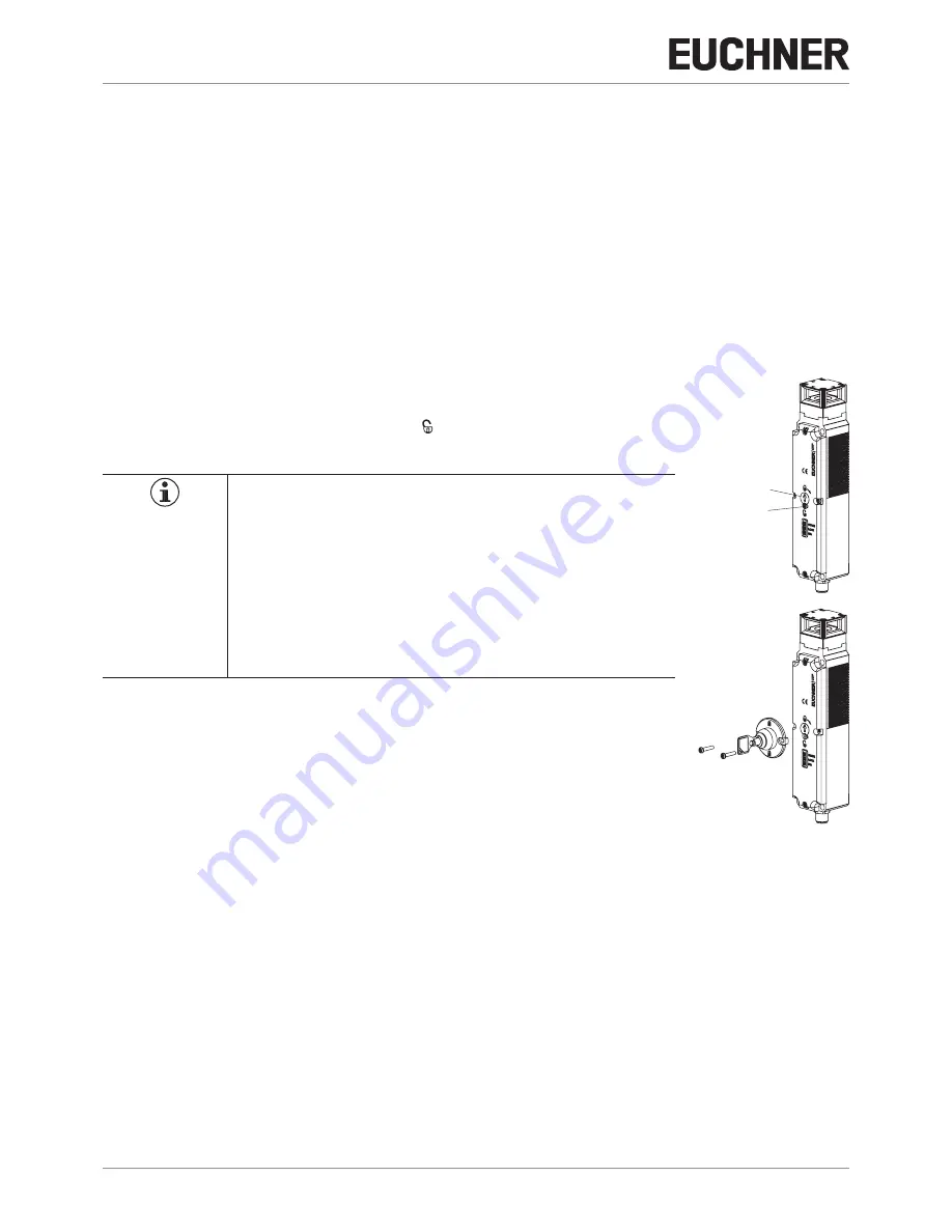 EUCHNER CTP-L.-AS1 Multicode Operating Instructions Manual Download Page 10