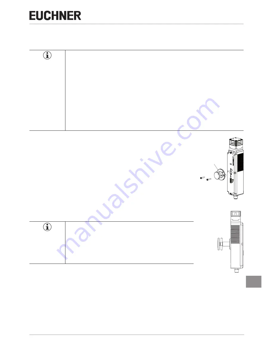 EUCHNER CTP-L.-AS1 Multicode Operating Instructions Manual Download Page 11