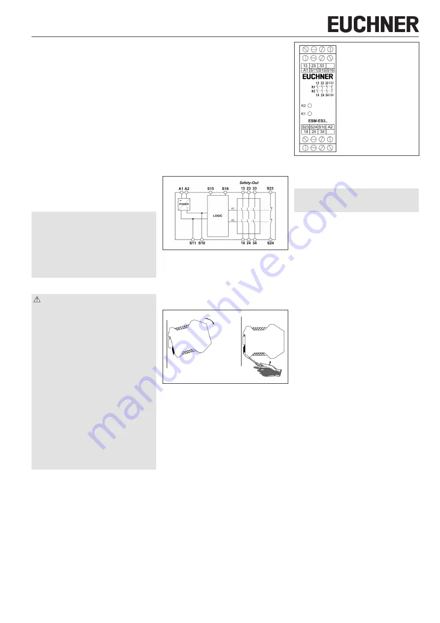 EUCHNER ESM-ES3 Series Operating Instructions Download Page 1