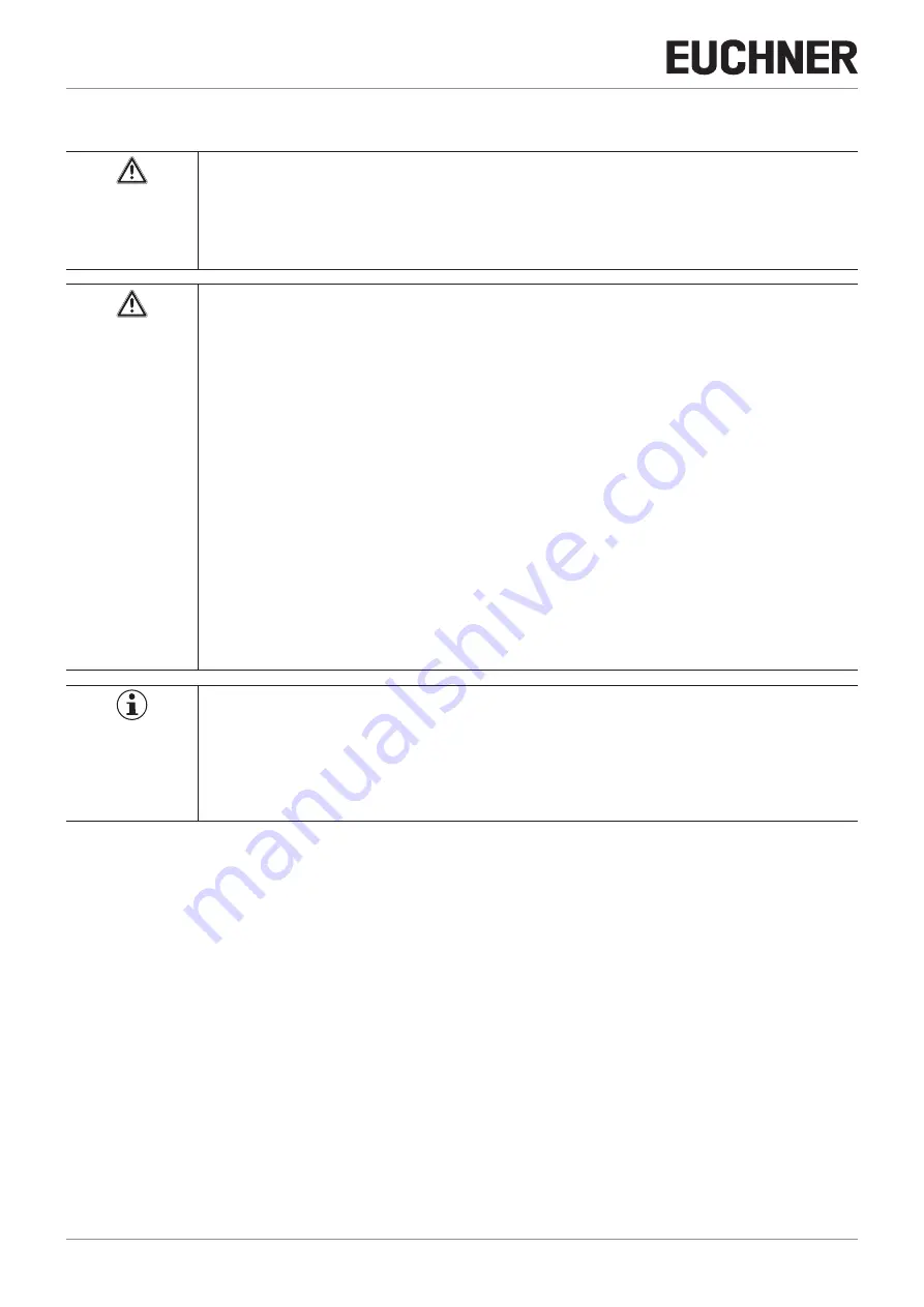 EUCHNER MGB2-L1 Operating Instructions Manual Download Page 30