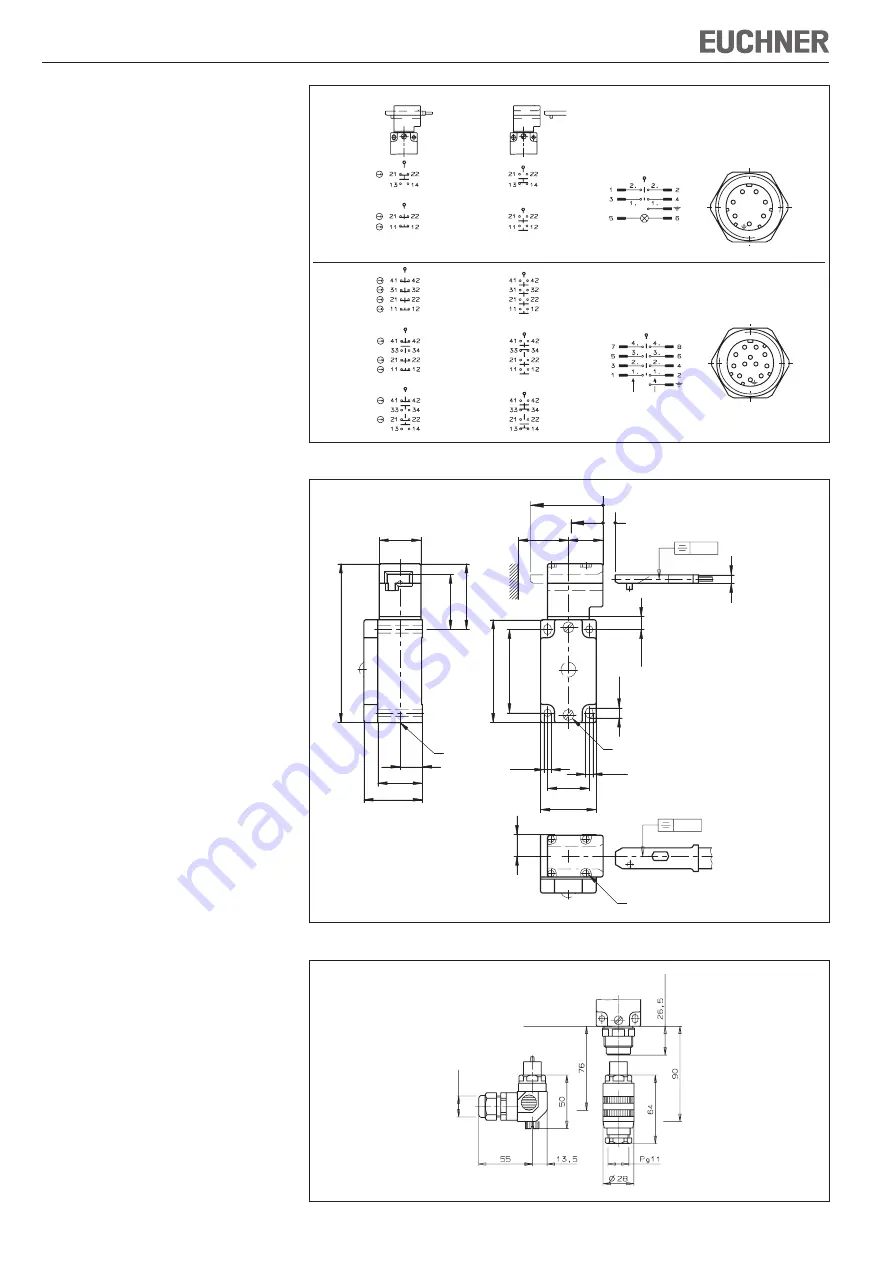 EUCHNER NZ.VZ Operating Instructions Manual Download Page 8