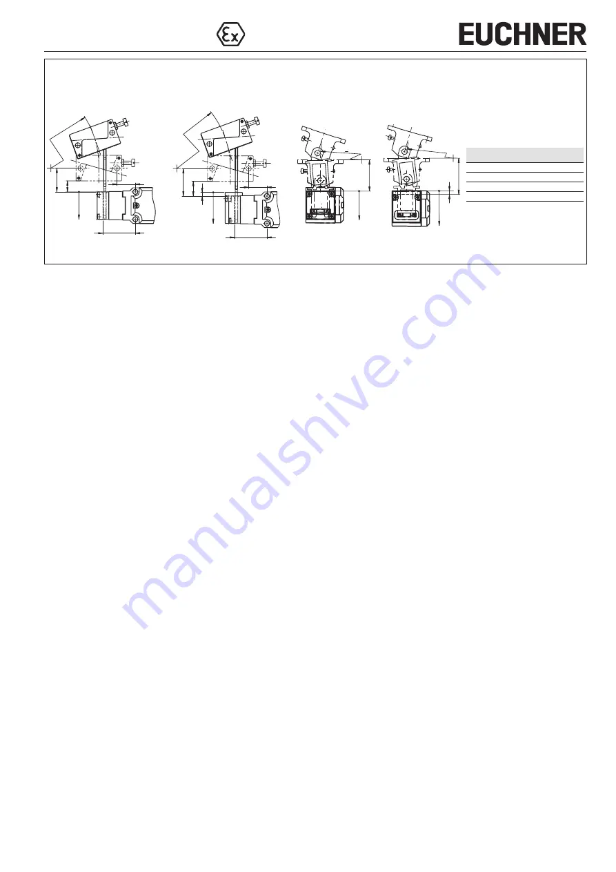 EUCHNER STA EX Series Operating Instructions Manual Download Page 5