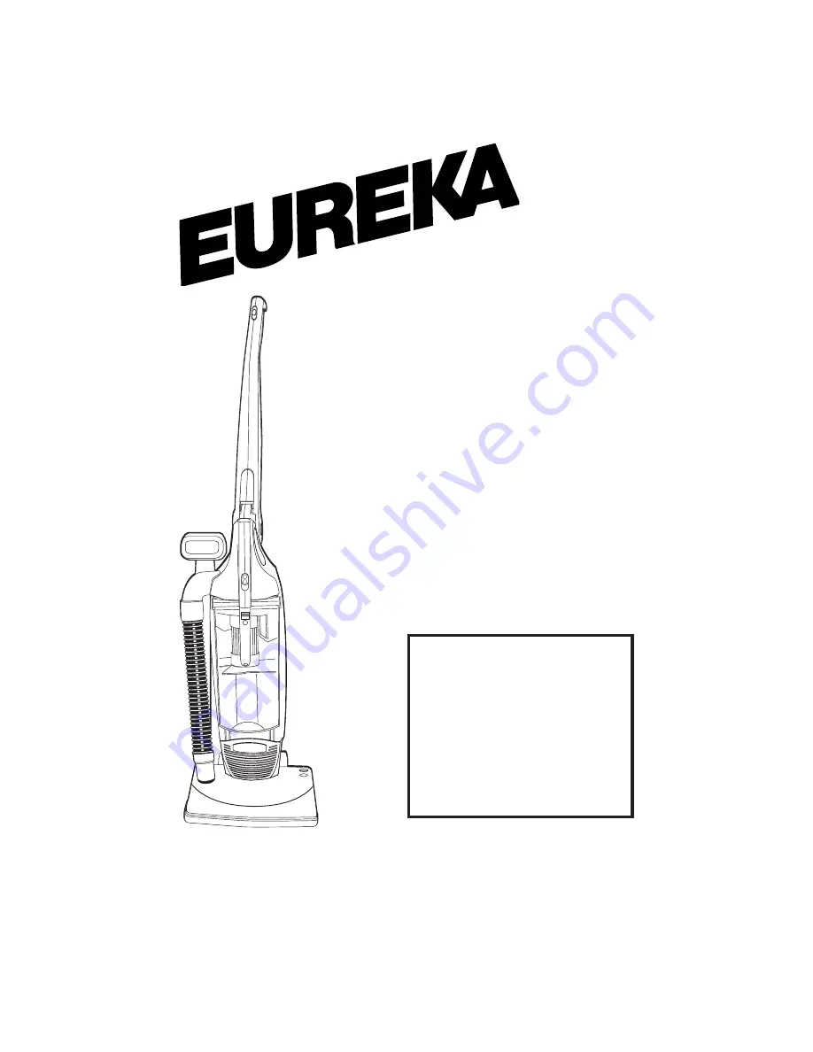 Eureka 790 Series Owner'S Manual Download Page 1