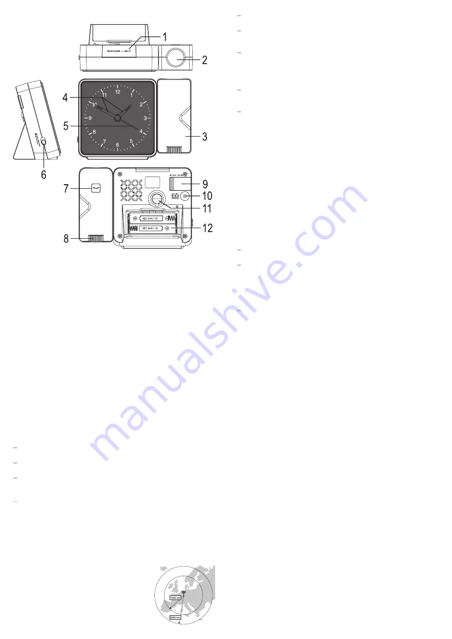 Eurochron 1380339 Operating Instructions Manual Download Page 8