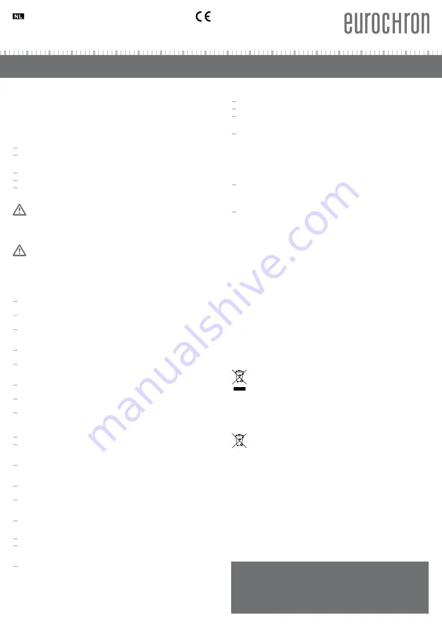 Eurochron EQW 7800 Operating Instructions Download Page 4