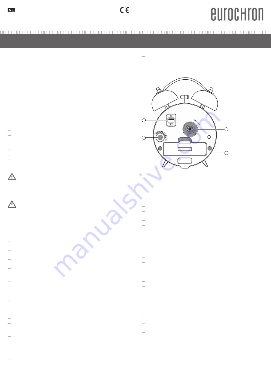 Eurochron EQWG Series Operating Instructions Manual Download Page 7