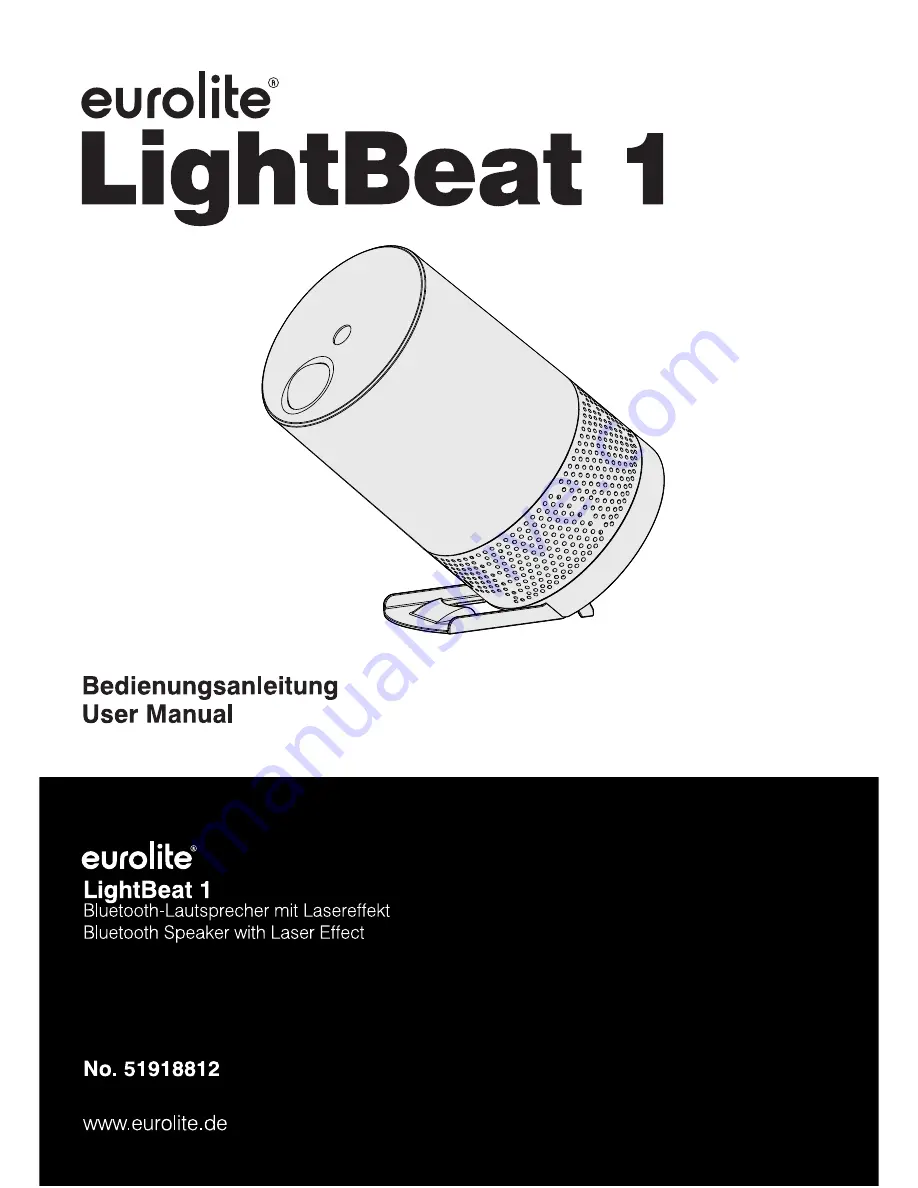 EuroLite 51918812 User Manual Download Page 1