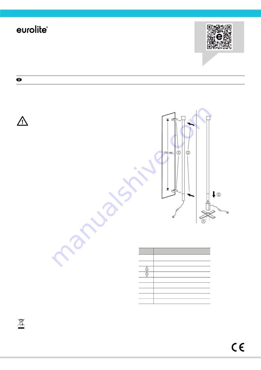 EuroLite 52500222 User Manual Download Page 1