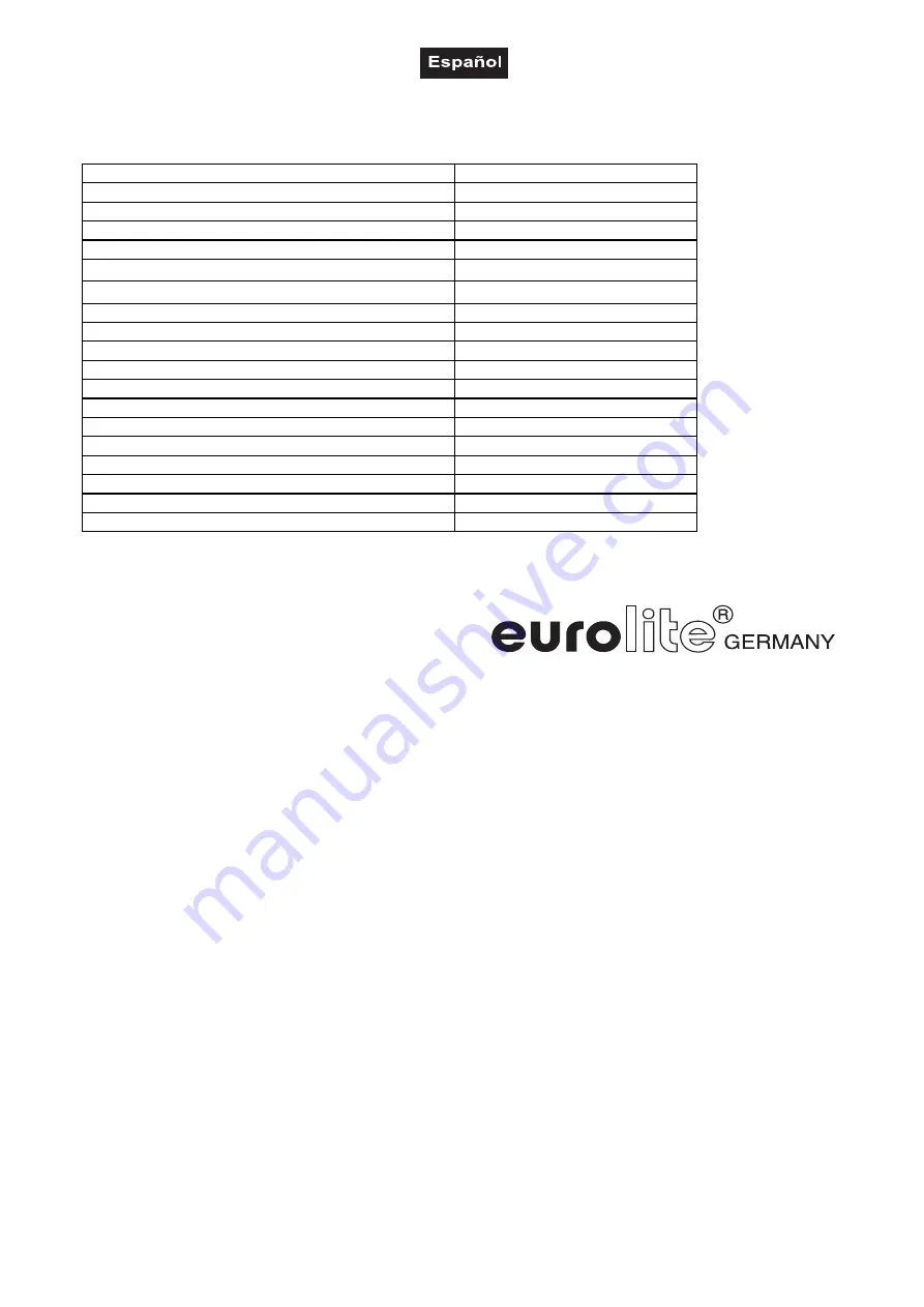 EuroLite DM-250 Lighting-Effect User Manual Download Page 35