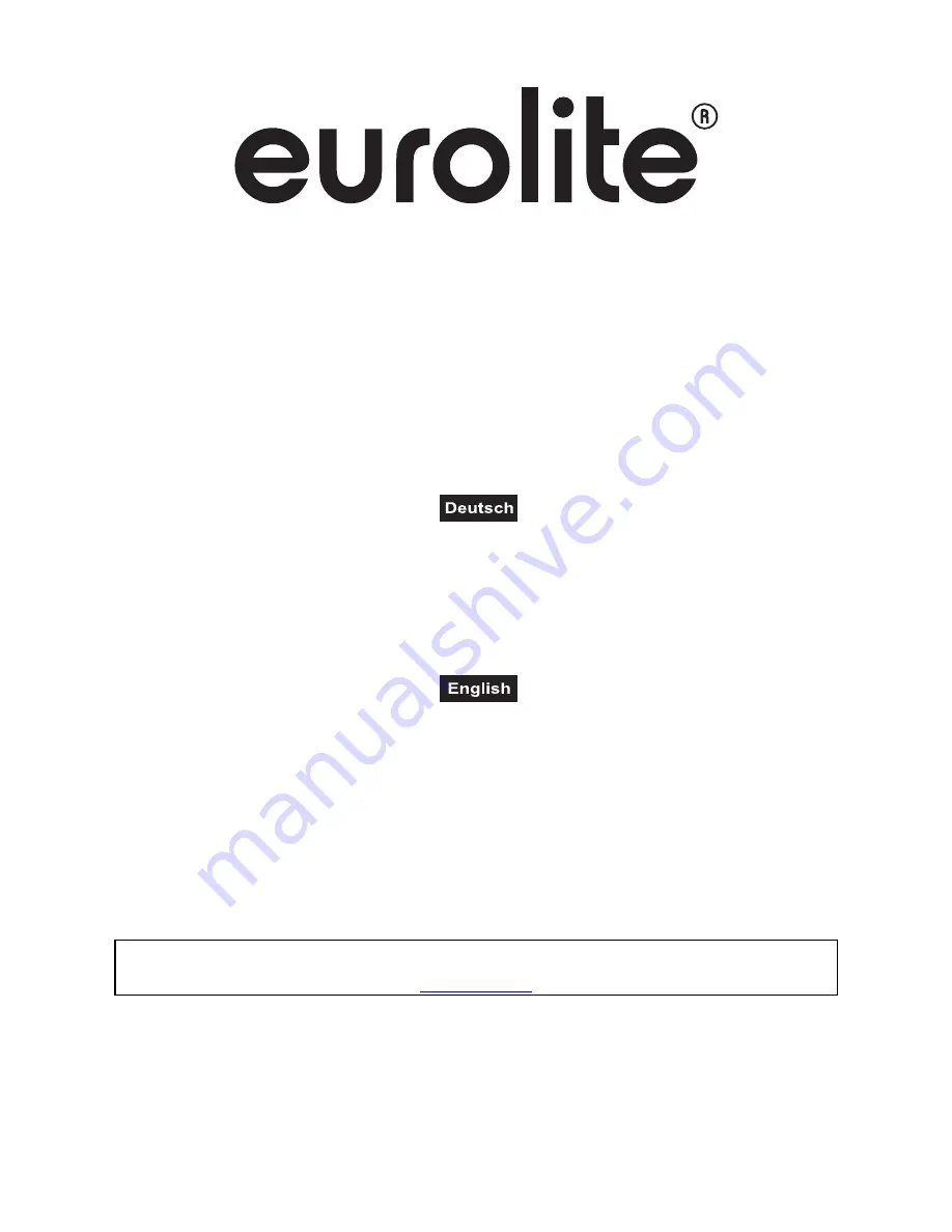 EuroLite LED BC-6 User Manual Download Page 1