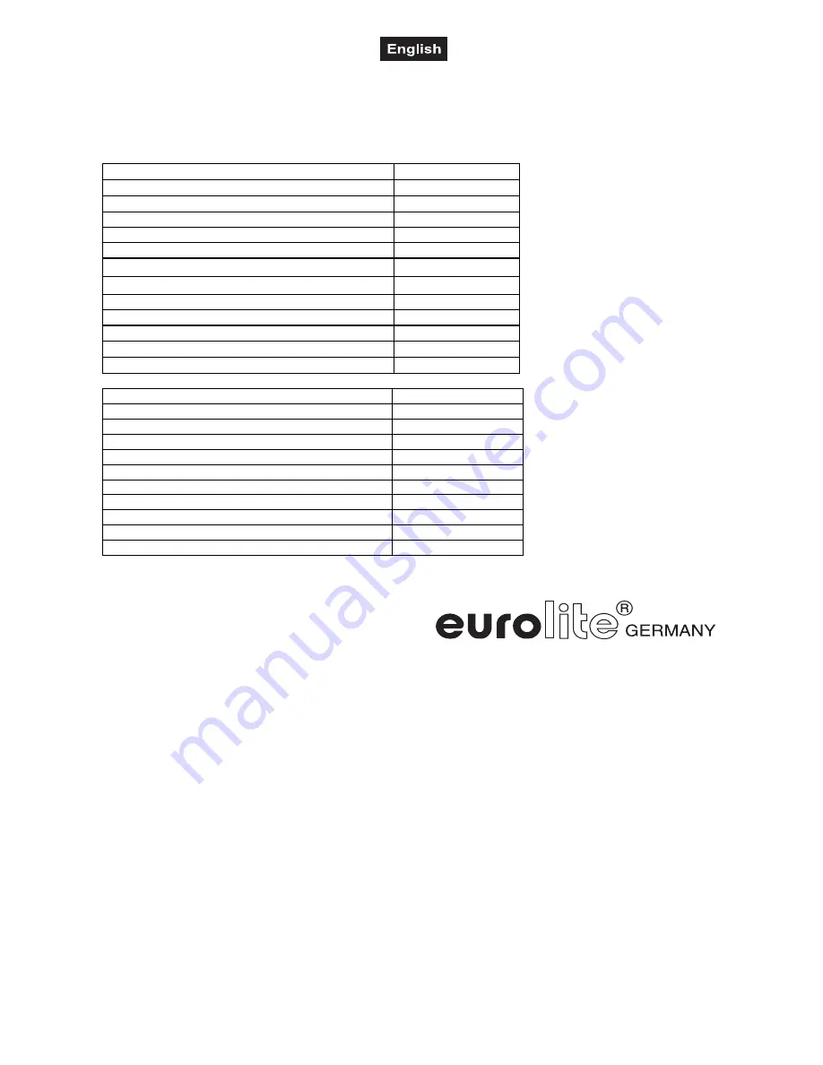 EuroLite LED FX Par-100 RGB User Manual Download Page 23