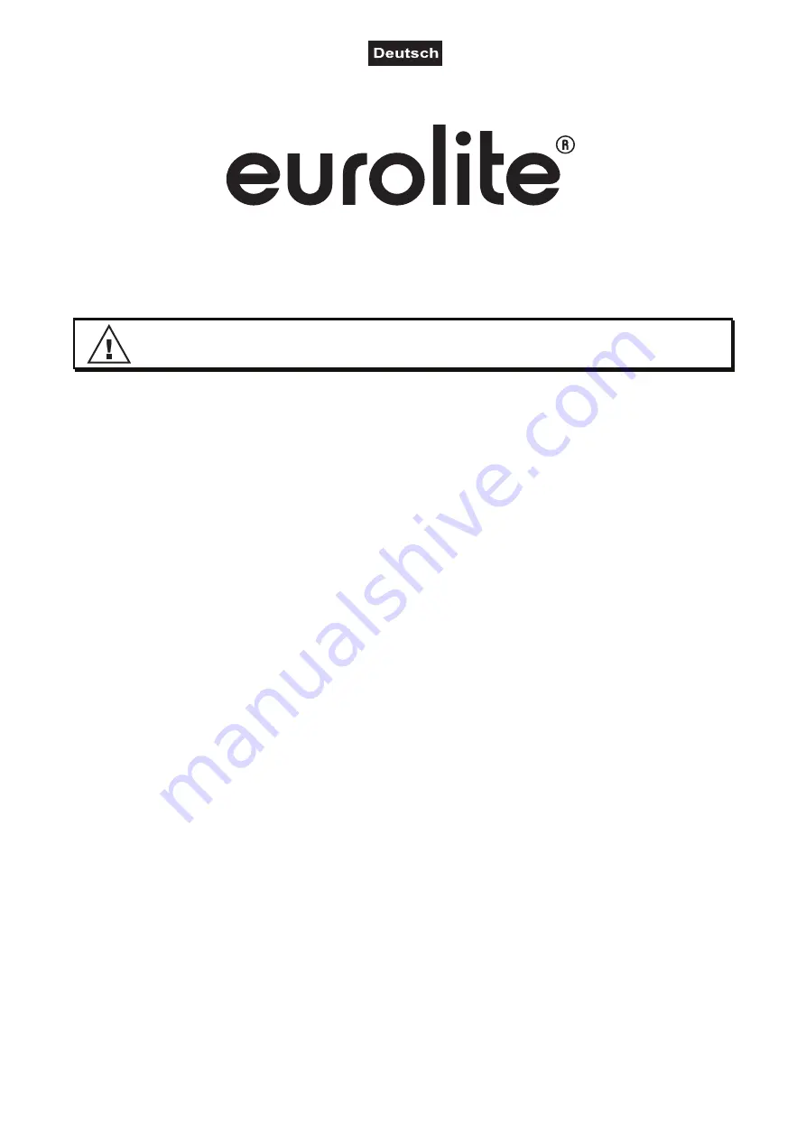 EuroLite LED IP SPOT User Manual Download Page 4